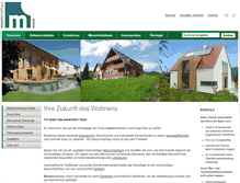 Tablet Screenshot of massivholzhaus-mock.de